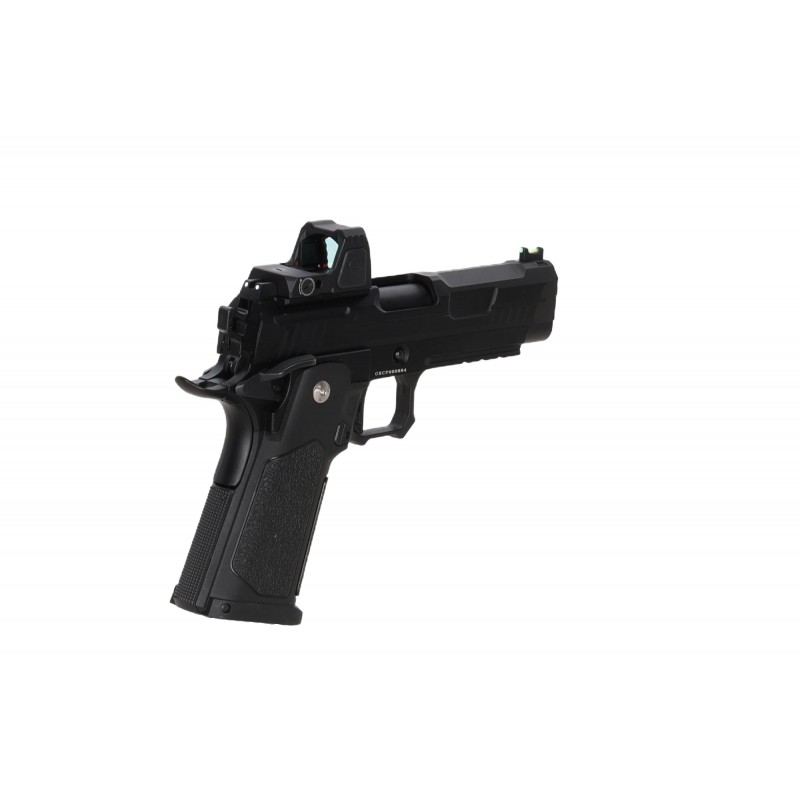 Pistolet ASG Arcturus Vanguard 4.3" Hi-Capa GBB Optics Ready z kolimatorem ARS-1 Czarny