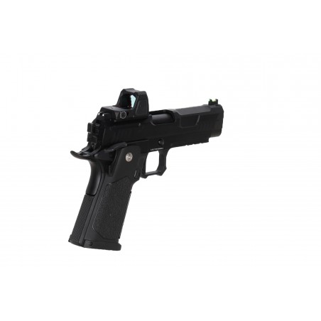 Pistolet ASG Arcturus Vanguard 4.3" Hi-Capa GBB Optics Ready z kolimatorem ARS-1 Czarny