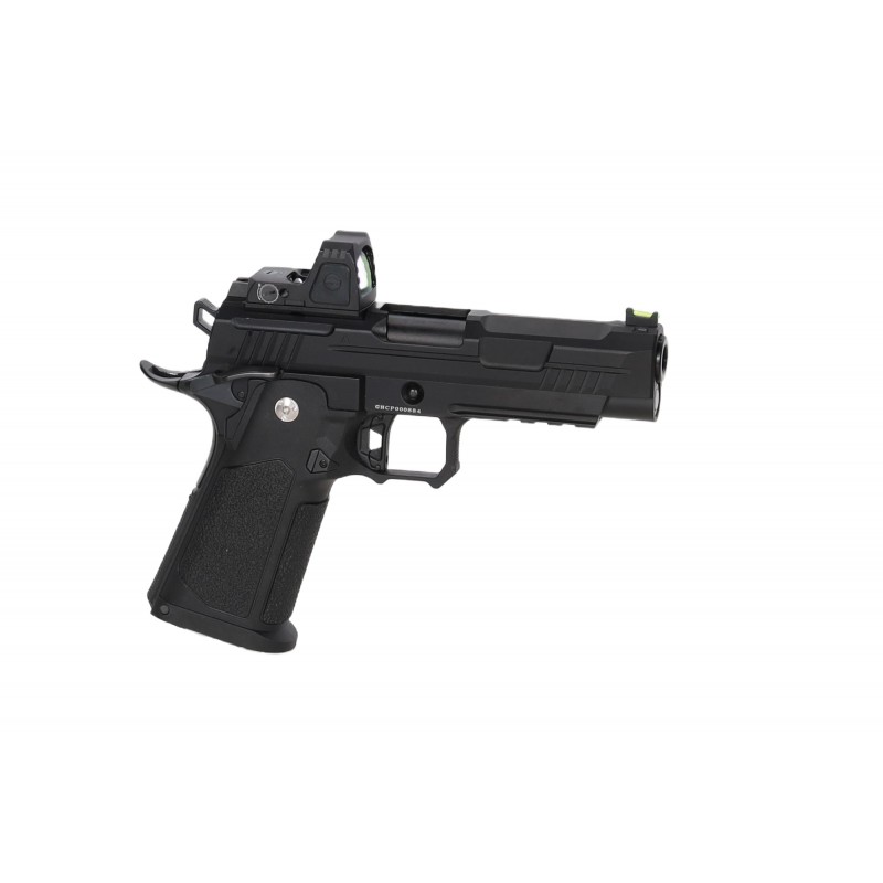 Pistolet ASG Arcturus Vanguard 4.3" Hi-Capa GBB Optics Ready z kolimatorem ARS-1 Czarny