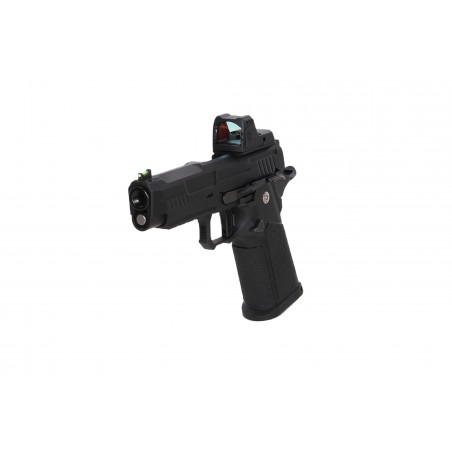 Pistolet ASG Arcturus Vanguard 4.3" Hi-Capa GBB Optics Ready z kolimatorem ARS-1 Czarny