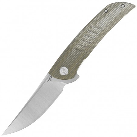 Nóż składany Bestech Swift Green Micarta, Satin D2 (BG30A-1)