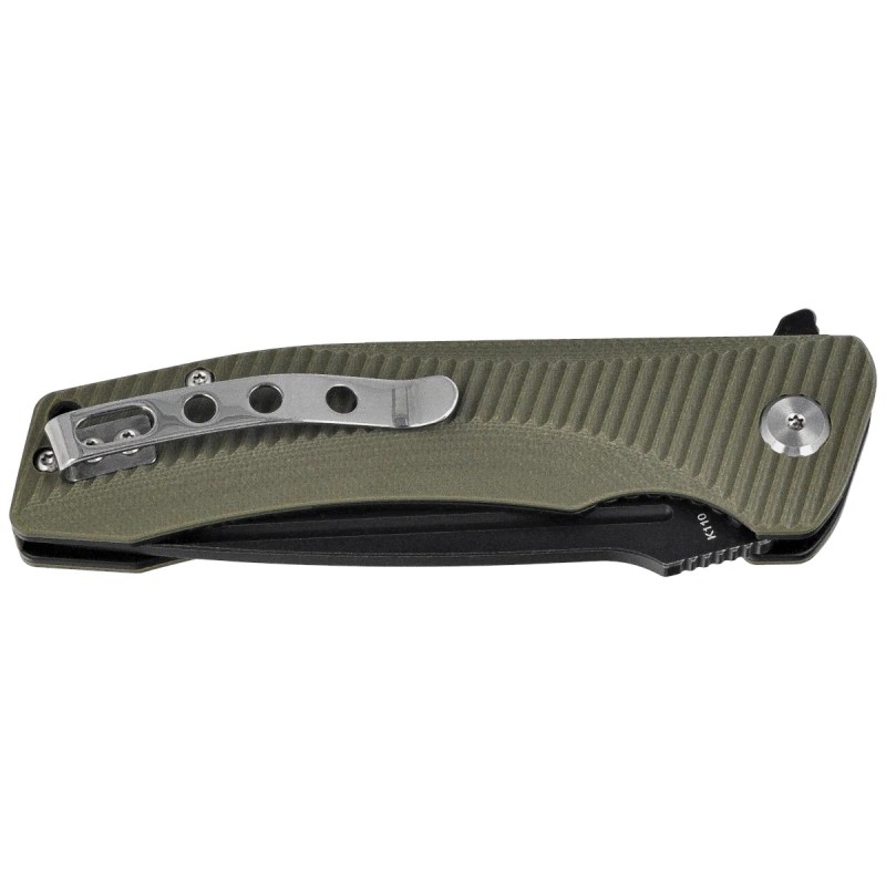 Nóż składany Bestech Mako Green G10, Black Stonewashed K110 (BG27D)