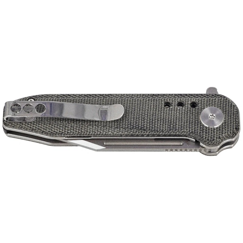 Nóż składany Bestech Syntax CP Black Micarta, Stonewashed/Satin CPM 154CM by Todd Knife and Tool (BG41D)