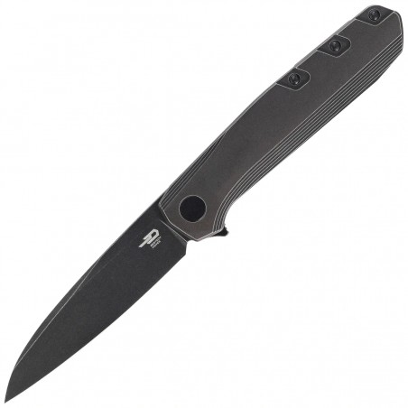 Nóż składany Bestech 9 Black Bronze Titanium, Black Stonewashed M390 by BrrKnives (BT2408B)