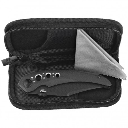 Nóż składany Bestech Razon Black Titanium, Black PVD MagnaCut by Kombou (BT2406B)