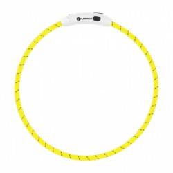 Obroża led dla psa Flamingo Leora żółta