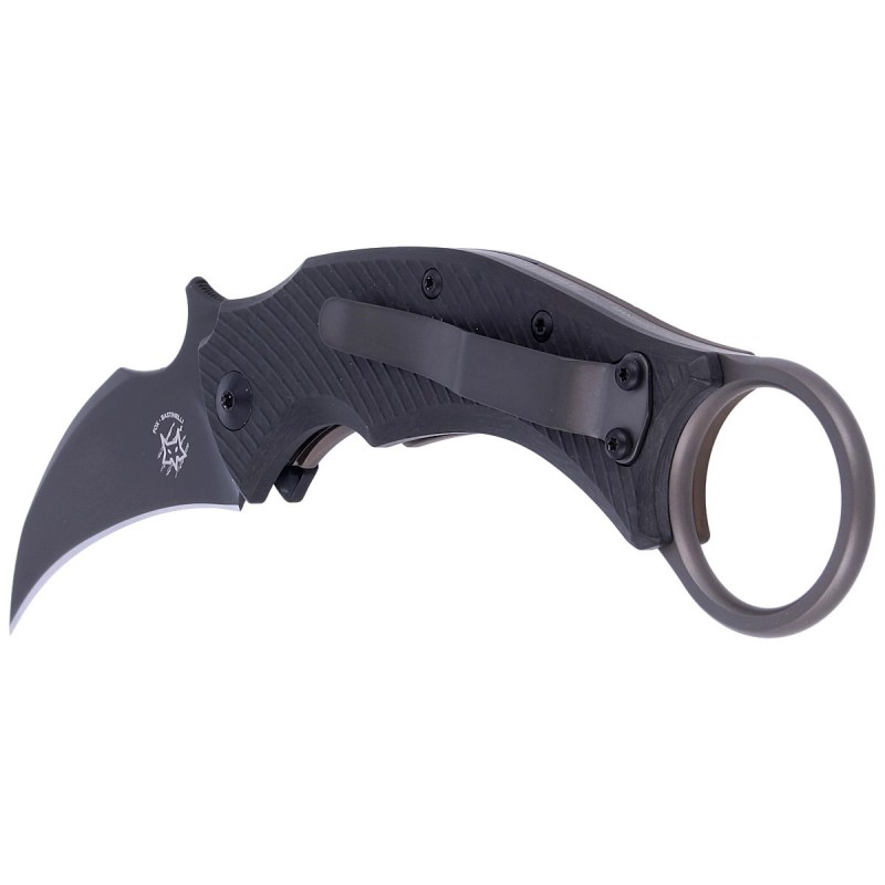 Nóż FOX Karambit Black Bird by Bastinelli Carbon Fiber/Bronze Ti, PVD Elmax (FX-591 TiCBR)