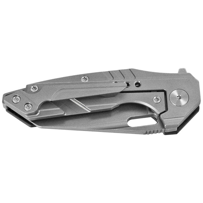 Nóż składany Bestech Nyxie 3 Grey Titanium / Marble Carbon Fiber, Bead Blasted / Stonewashed CPM S35VN by Todd Knife and Tool (B