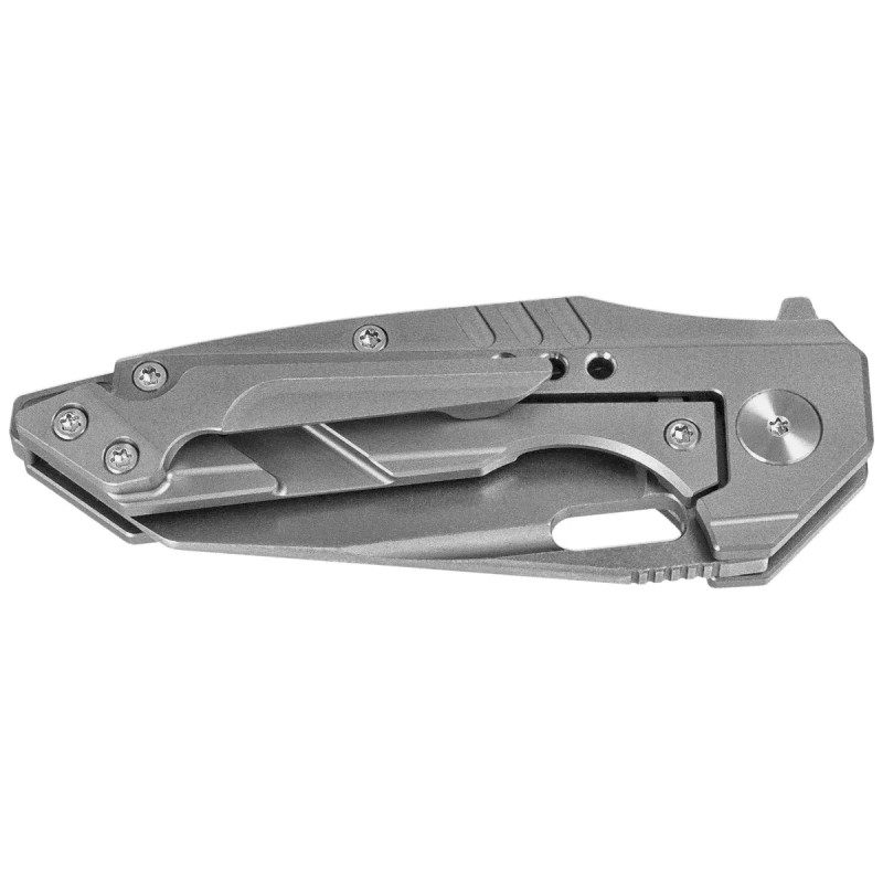 Nóż składany Bestech Nyxie 3 Grey Titanium, Bead Blasted / Stonewashed CPM S35VN by Todd Knife and Tool (BT2308A)