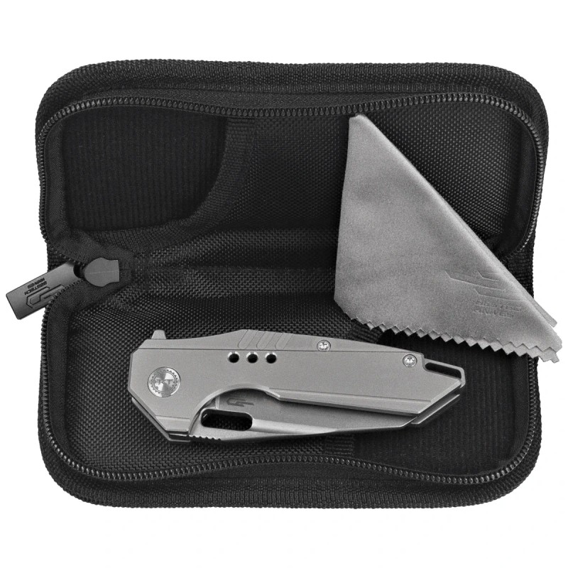 Nóż składany Bestech Nyxie 3 Grey Titanium, Bead Blasted / Stonewashed CPM S35VN by Todd Knife and Tool (BT2308A)