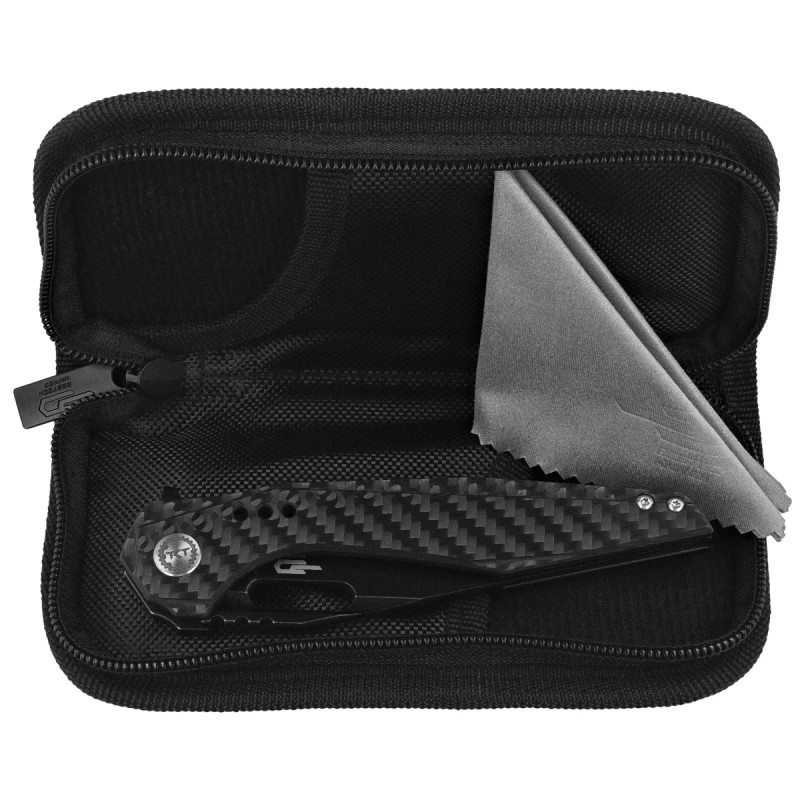 Nóż składany Bestech Malware Black Titanium/Carbon Fiber, Black Stonewashed CPM S35VN by Todd Knife and Tool (BT1902D)