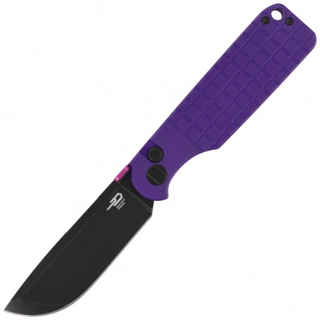 Nóż składany Bestech Glok Purple G10, Black Stonewashed 14C28N by Keanu Alfaro (BG55D)
