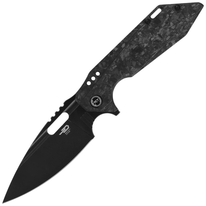 Nóż składany Bestech Shodan Black Titanium / Carbon Fiber, Black Stonewashed CPM S35VN by Todd Knife and Tool (BT1910D)
