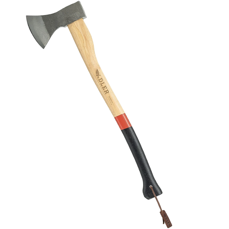 Siekiera Adler Rheinland Axe Red-Black American Hickory Wood, C60 Carbon (101.0H125A011)