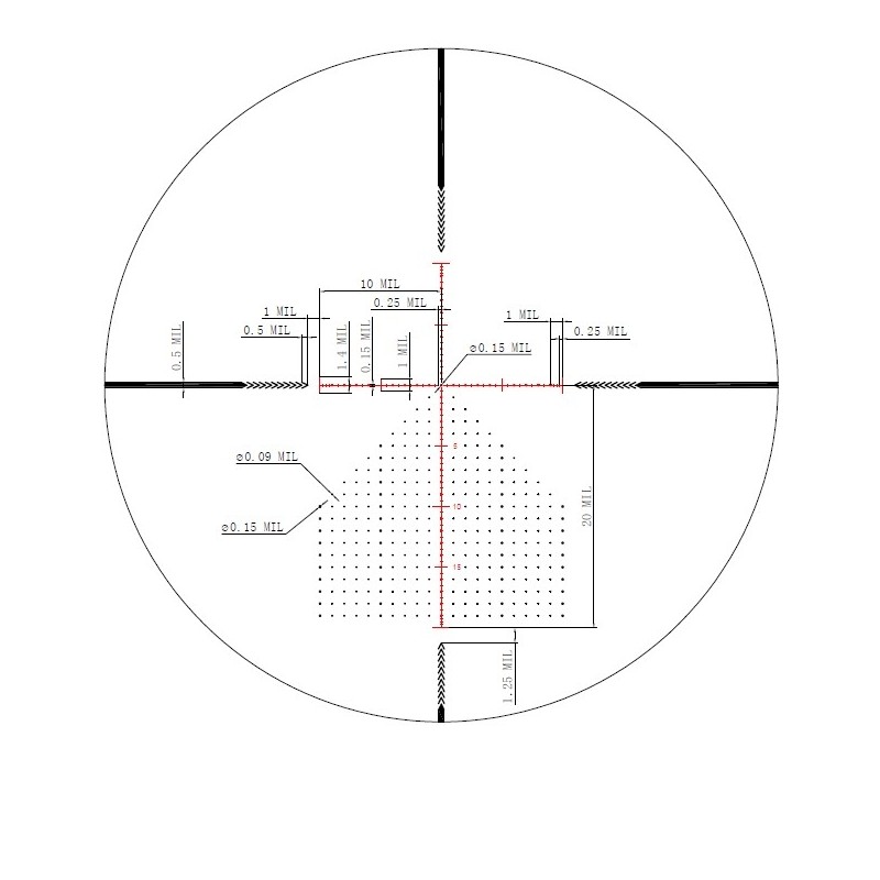 Luneta Specna Arms PRIME™ 3-12X44 SFIR FFP Czarna