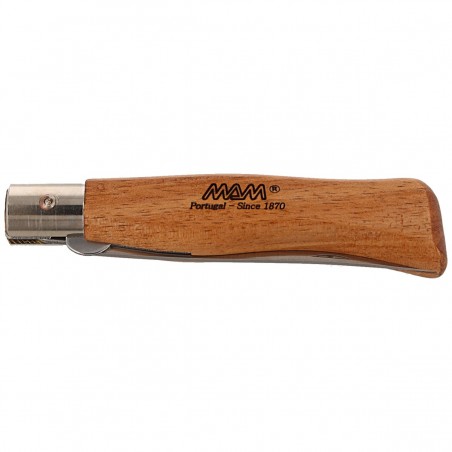 Nóż składany MAM Douro Big Blade Lock Light Beech Wood, Brass HW, Satin 420 (2008-LW)