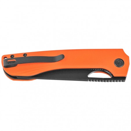 Nóż składany Kubey Elang Orange G10, Blackwashed AUS-10 by Sebastian Irawan (KU365B)