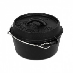 Kociołek żeliwny Petromax Dutch Oven z płaskim dnem 930 ml
