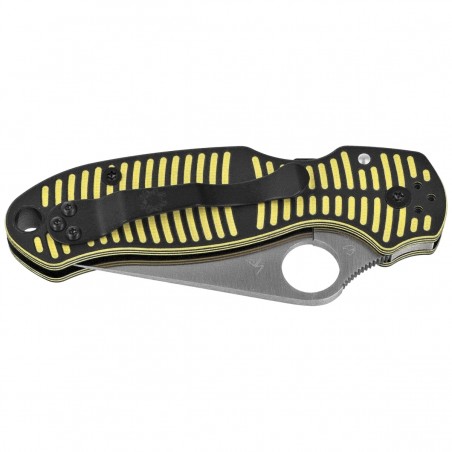 Nóż składany Spyderco Para 3 Salt Yellow / Black G10, Satin MagnaCut by Sal, Eric Glesser (C223GBKYLMCP)