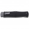 Nóż sprężynowy Mikov Predator Black ABS, Stonewashed N690 (241-BH-1/STKP)