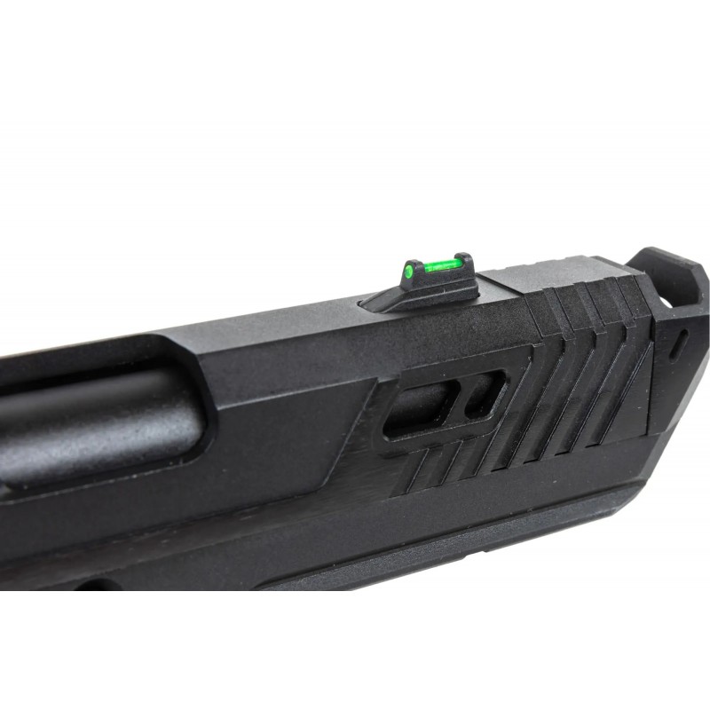 Pistolet ASG SRC Dark Viper DUAL POWER z magazynkiem CO2 Czarny