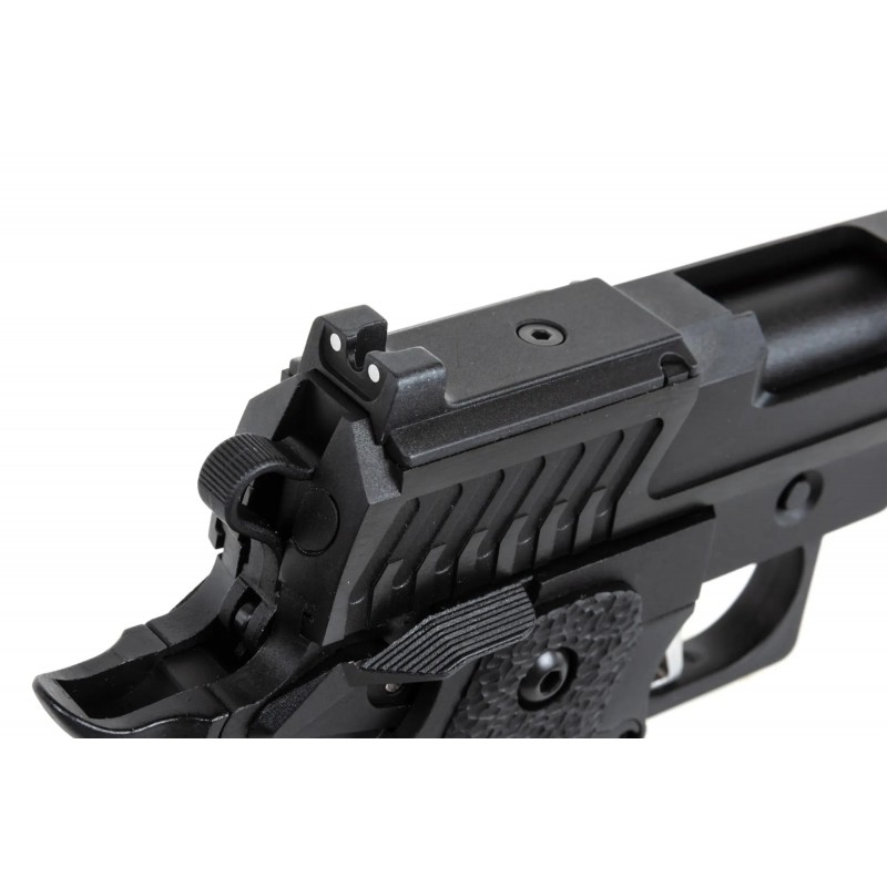 Pistolet ASG SRC Dark Viper DUAL POWER z magazynkiem CO2 Czarny