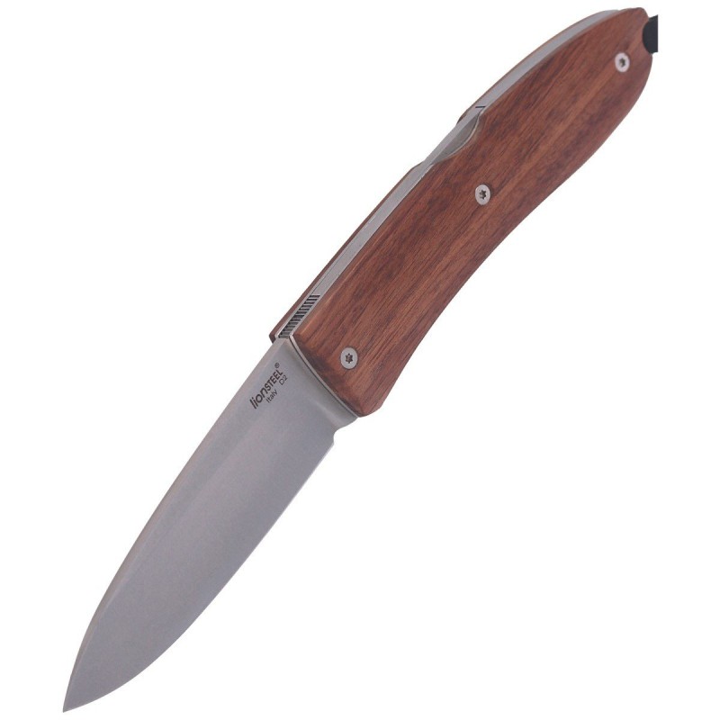 Nóż składany LionSteel Opera Classic Santos Wood, Satin Blade (8800 ST)