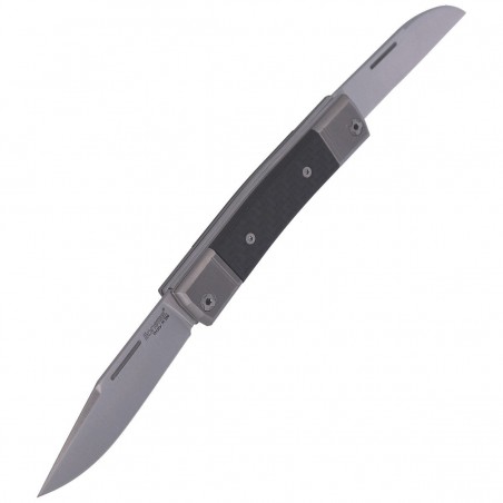 Nóż składany LionSteel BestMAN Carbon Fiber, Two Blades (BM13 CF)