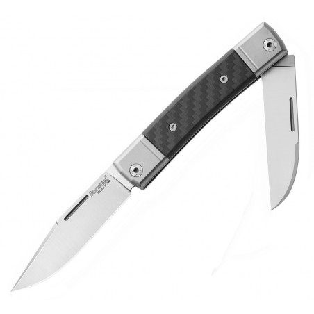 Nóż składany LionSteel BestMAN Carbon Fiber, Two Blades (BM13 CF)