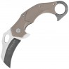 Nóż składany Maserin Karambit Brown G10, Stonewashed 420 (42013G10M)