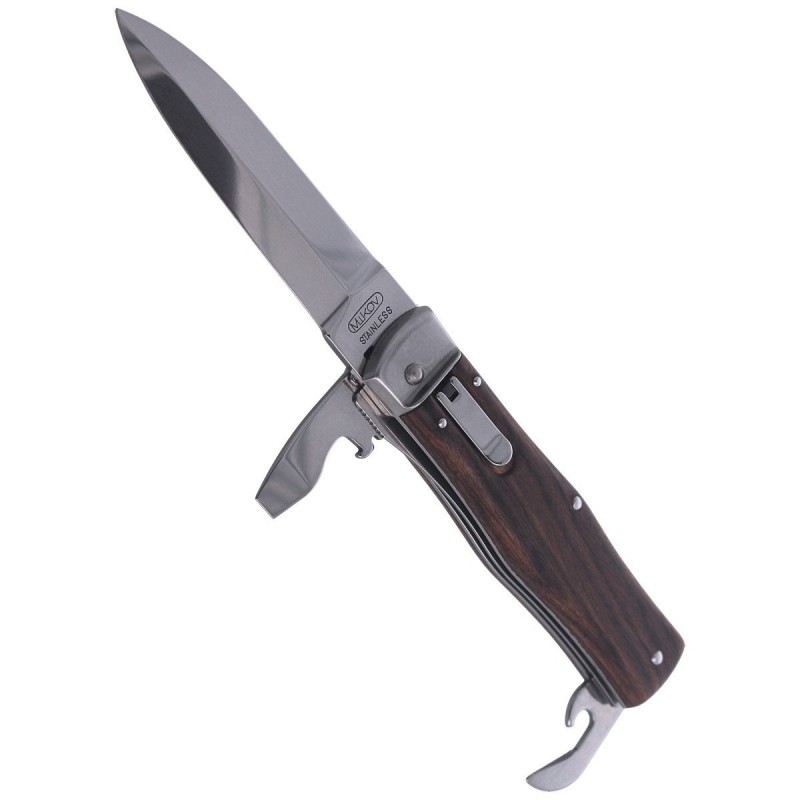 Nóż sprężynowy Mikov Predator Palisander Wood 3ostrz (241-ND-3/KP)
