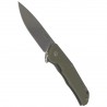 Nóż składany LionSteel T.R.E. G10 Green, Stone Washed Blade (TRE GGR)