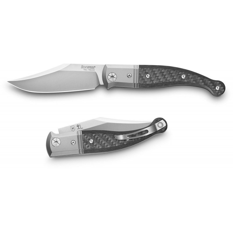 Nóż składany LionSteel Gitano Carbon Fibre, Satin Blade (GT01 CF)