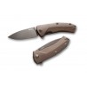 Nóż składany LionSteel KUR Brown G10, Black Stonewashed Sleipner by Molletta (KUR BBR)