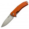 Nóż składany LionSteel KUR G10 Orange, Stonewashed Sleipner by Molletta (KUR OR)