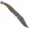 Nóż składany LionSteel Gitano Green Canvas, Satin Blade (GT01 CVG)