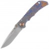 Nóż składany Spartan Blades Harsey Folder ''Babe'' Blue Titanium, Bronze HW, Satin MagnaCut by William W. Harsey (SF5BABE)