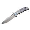 Nóż składany Spartan Blades Harsey Folder ''Paisley Blue'' Titanium, Stonewashed MagnaCut