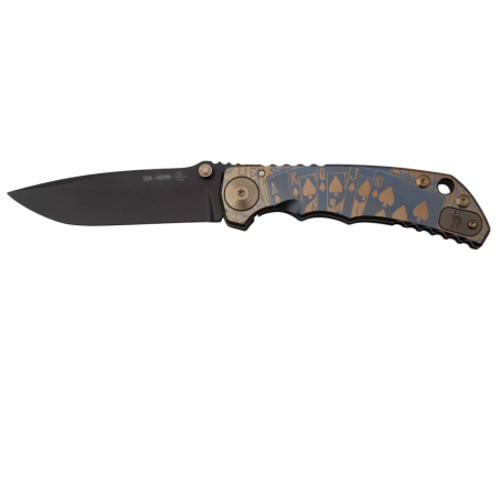 Nóż składany Spartan Blades Harsey Folder ''Royal Flush'' Titanium, Black PVD MagnaCut