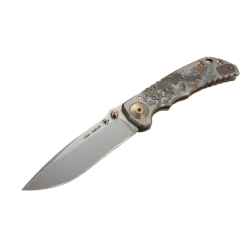 Nóż składany Spartan Blades Harsey Folder ''Koi Fish'' Titanium, Stonewashed MagnaCut