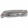Nóż składany Spartan Blades Harsey Folder ''Flourishes'' Gray Titanium, Stonewashed MagnaCut by William W. Harsey (SF5FLRISHS)