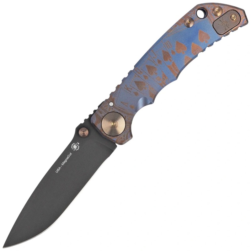 Nóż składany Spartan Blades Harsey Folder ''Royal Flush'' Titanium, Black PVD MagnaCut