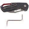 Nóż składany MKM Isonzo Clip Point Grey FRN, Stonewashed N690 by Jesper Voxnæs (MK FX03-3PGY)