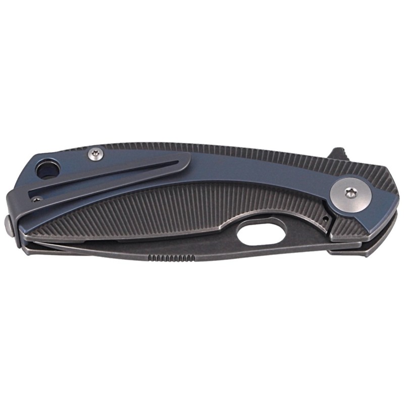 Nóż składany Viper Lille DSW/Blue Titanium, Dark Stonewashed M390 by Jesper Voxnæs (V5963TIBL)