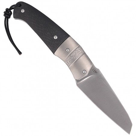 Nóż składany Viper Novis Carbon Fiber/Titanium Bolster, Satin M390 by Fabrizio Silvestrelli (V5974FC)