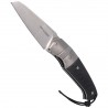 Nóż składany Viper Novis Carbon Fiber/Titanium Bolster, Satin M390 by Fabrizio Silvestrelli (V5974FC)