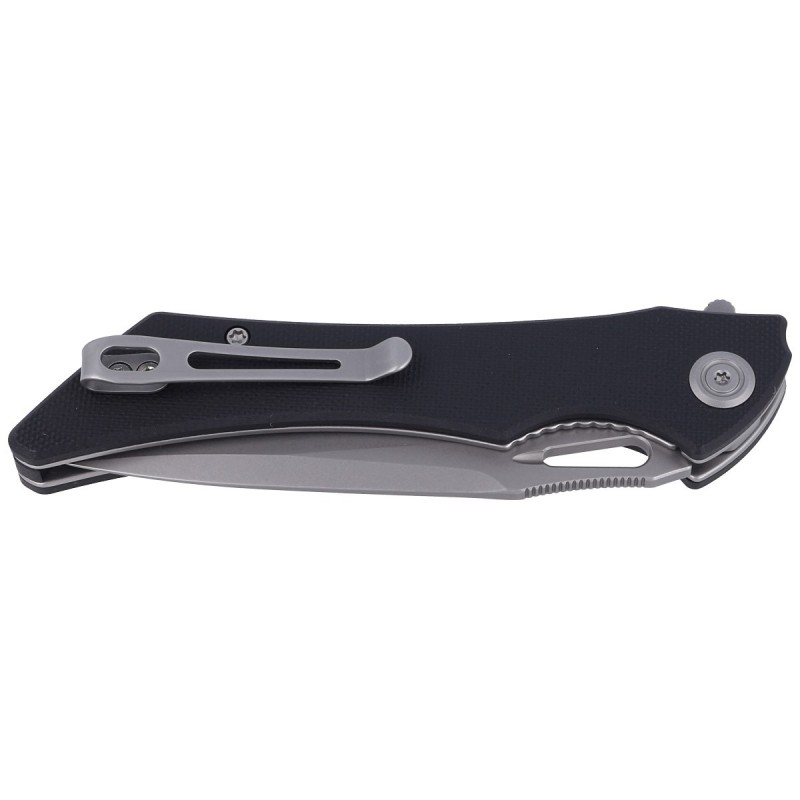 Nóż składany Kubey Raven KB245D Black G10, Bead Blasted AUS-10 by Jelly Jerry