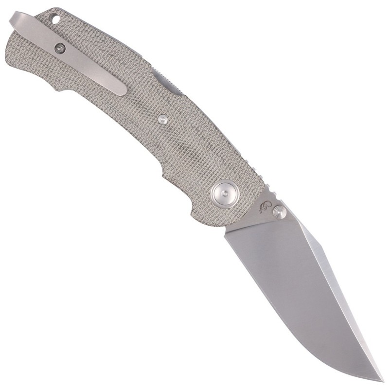 Nóż składany Viper Turn Essential Green Canvas Micarta, Satin M390 by Fabrizio Silvestrelli (V5988CG)