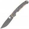 Nóż składany MKM Eclipse Bronze Titanium, Black Stonewashed MagnaCut by Jesper Voxnæs (MK EL-BRCFD)