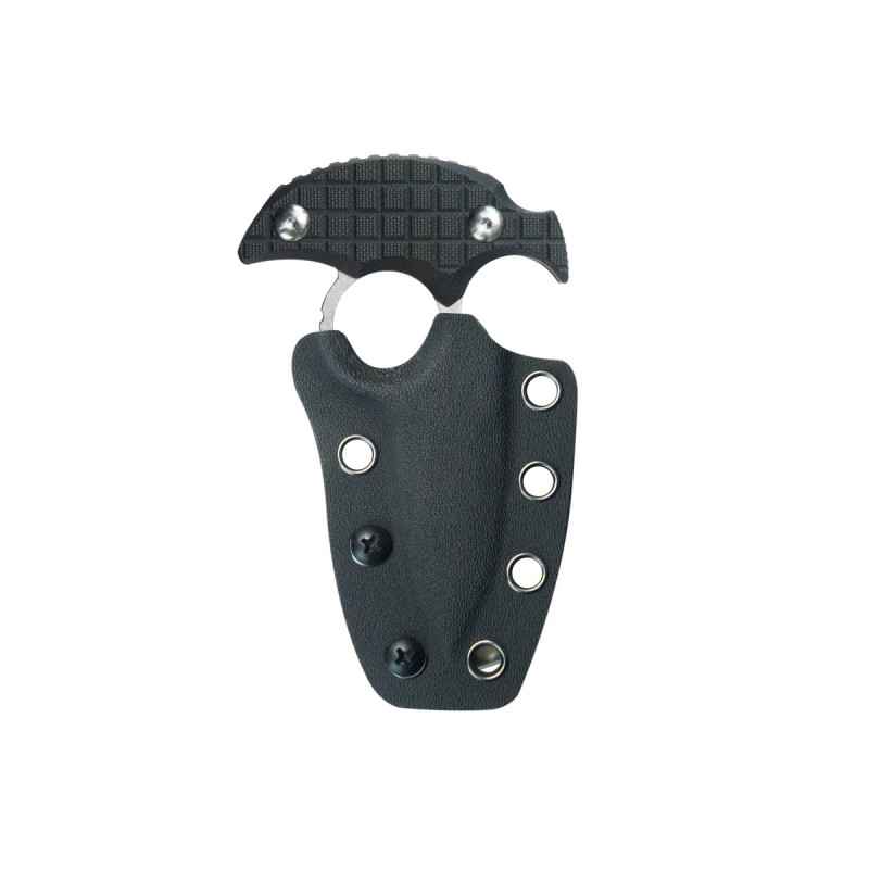 Nóż Kubey Cavy Black G10, Stonewashed 14C28N by MUZI Design (KU403A)